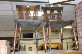 A PAIR OF ERCOL CHAIRS