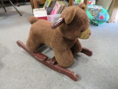 A CHILDRENS ROCKING BEAR