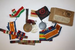 A COLLECTION OF MEDALS TO INCLUDE A ROYAL LIFE SAVING SOCIETY EXAMPLE, GOOD SAMARITAN MEDAL, RIBBONS