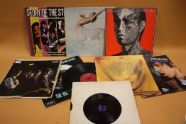 A COLLECTION OF THE ROLLING STONES LP RECORDS ETC.