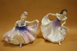 TWO ROYAL DOULTON FIGURES 'DANCING YEARS' HN2235 AND 'A GYPSY DANCE' HN2230