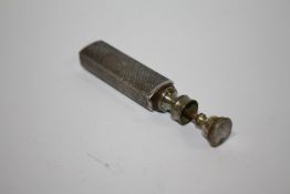 A WHITE METAL PERFUME SPRAYER A/F