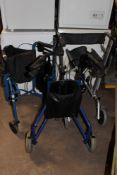 THREE MOBILITY WALKERS