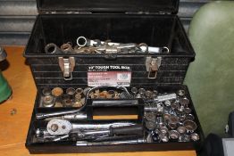 A TOOLBOX TO INC SPANNERS, SOCKETS AND RATCHETS