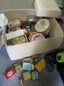 A LARGE QUANTITY OF COLLECTABLE TINS