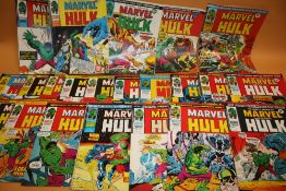 A COLLECTION OF MARVEL HULK COMICS TO INCLUDE 1970'S ERA (21)