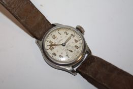 A VINTAGE MILITARY STYLE ROTARY MANUAL WIND WRIST WATCH
