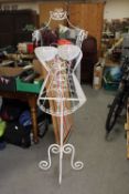 A WIRE FRAME MANNEQUIN