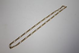 A 9 CARAT GOLD NECKLACE, APPROX WEIGHT 7.2G