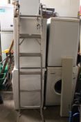 A SET OF ALUMINIUM LADDERS