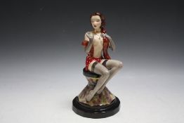 A KEVIN DAVIS 'BOUDOIR GIRL' FIGURE, number 176, H 22.5 cm