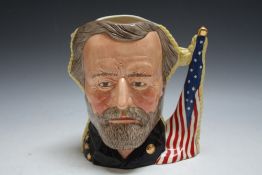 LIMITED EDITION ROYAL DOULTON CHARACTER JUG - THE CIVIL WAR ULYSSES S. GRANT / ROBERT E. LEE D6698,
