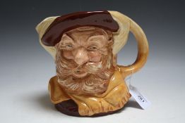 ROYAL DOULTON CHARACTER JUG - FALSTAFF D6795, in UK Fairs Ltd edition colourway 1987, H 16 cm<b