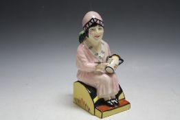 A KEVIN DAVIS LIMITED EDITION 'LITTLE CLARICE' CLARICE CLIFF TOBY JUG - PINK COLOURWAY, number 944