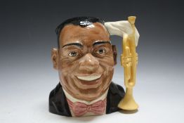 ROYAL DOULTON CHARACTER JUG - LOUIS ARMSTRONG D6707, H 19.5 cmCondition Report:No obviou