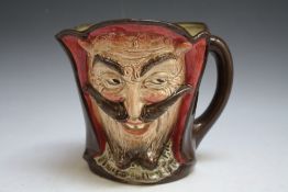 DOUBLE SIDED ROYAL DOULTON CHARACTER JUG - MEPHISTOPHELES / THE DEVIL, H 14.5 cm