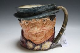 ROYAL DOULTON CHARACTER JUG - TONY WELLER, large, H 16.5 cmCondition Report:no obvious d