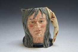 ROYAL DOULTON CHARACTER JUG - THE PENDLE WITCH D6826, H 17 cm