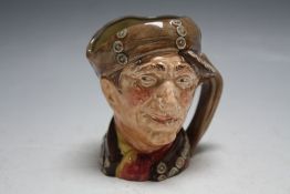 ROYAL DOULTON CHARACTER JUG - ARRY WITH PEARLY BUTTONS, medium, H 8.5 cmCondition Report:</b