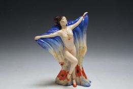 A KEVIN DAVIS LIMITED EDITION 'CHANTELLE' FIGURE, number 68 OF 150, H 22 cm