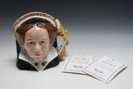 LIMITED EDITION ROYAL DOULTON CHARACTER JUG - QUEEN MARY I D7188, H 19.5 cm