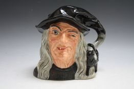 ROYAL DOULTON CHARACTER JUG - THE WITCH D6893, H 18 cm