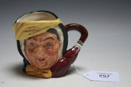 LIMITED EDITION ROYAL DOULTON CHARACTER JUG - SAIREY GAMP D6789, specially commissioned by Strawbri