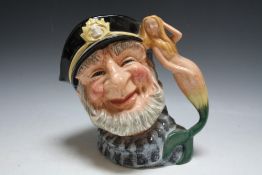 ROYAL DOULTON CHARACTER JUG - OLD SALT D6782, H 18.5 CM