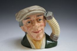 ROYAL DOULTON CHARACTER JUG - THE BUSKER, D6775, H 17 cm