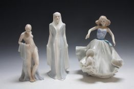 THREE ROYAL DOULTON REFLECTIONS FIGURES CONSISTING OF SOPHISTICATION, Bathing Beauty A/F and Gaiety