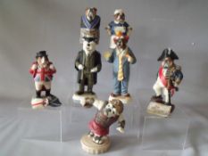 SEVEN BOXED LIMITED EDITION ROBERT HARROP DOG FIGURES, to include a Special Charity Edition 'Freema