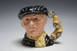 ROYAL DOULTON CHARACTER JUG - PEARLY KING D6844, H 10 cmCondition Report:no obvious dama