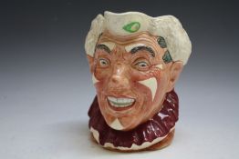 ROYAL DOULTON CHARACTER JUG - THE CLOWN, H 16 cm