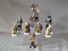 EIGHT BOXED ROBERT HARROP DOG FIGURES, to include a limited edition Dick Whittington, Limited editi