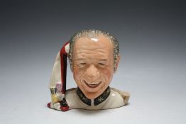 ROYAL DOULTON CHARACTER JUG - SID JAMES D7162, limited edition number 1227, H 11 cmCondition