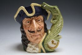 ROYAL DOULTON CHARACTER JUG - CAPTAIN HOOK D6597, H 19 cmCondition Report:no obvious dam