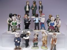 A COLLECTION OF UNBOXED ROBERT HARROP AND OTHER DOG FIGURES, various dog breeds to include Cairn T