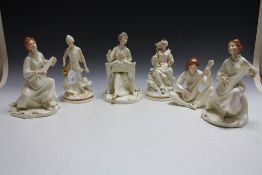 SIX ROYAL DOULTON 'ENCHANTMENT COLLECTION' FIGURES, tallest 23.5 cmCondition Report:Quee