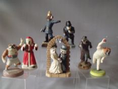 SEVEN BOXED ROBERT HARROP DOG FIGURES, to include Pointer Fire Chief, West Highland Terrier 'Togeth