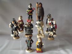 TWELVE BOXED ROBERT HARROP DOGGIE PEOPLE FIGURES, to include Hobo Clown, Tri-Colour Parson, Seaman,