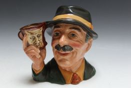 ROYAL DOULTON CHARACTER JUG - THE COLLECTOR D6796 - SPECIAL EDITION OF 5,000, H 17 CM