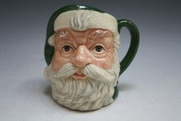SAMPLE ROYAL DOULTON CHARACTER JUG - GREEN SANTA CLAUS 'NOT PRODUCED FOR SALE', stamped to base 'TH