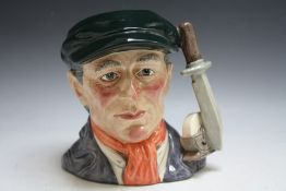 LIMITED EDITION ROYAL DOULTON CHARACTER JUG - LITTLE MESTER MUSEUM PIECE D6819, number 1877, H 17 c