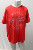 SERGIO TACCHINI, a gents red t-shirt, size XL