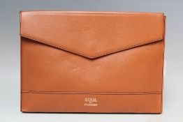 A SOUL BY DENNIK LI TAN LEATHER DOCUMENT CASE, W 35 cm