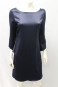 DIANE VON FUSTENBERG, a ladies navy dress,size 6