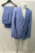 HUGO BOSS, a gents blue jacket and trousers, jacket size 38 R, trousers size S