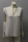 MICHAEL KORS, a ladies two layer v-neck top, size M
