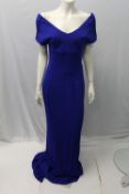 STELLA MCCARTNEY, a ladies long blue dress, size 12