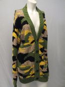 PRADA, a gents camouflage design knitted top, size 50